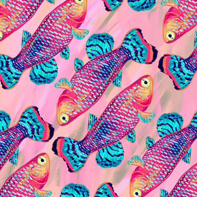 Gettin' Fishy with it design graphic design illustration