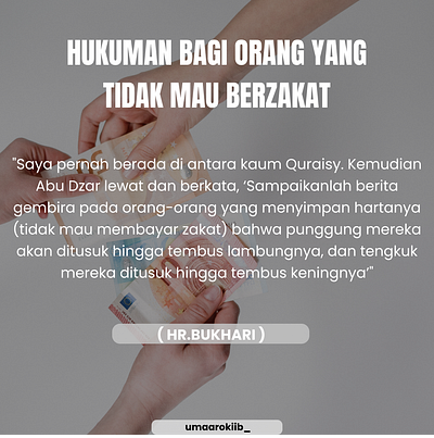 Hukuman Bagi Orang Yang Tidak Mau Berzakat
