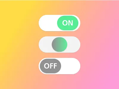 On/Off Switch - Daily UI #015 app daily dailychallenge dailyui design dribbbler dribbblers off on onoff switch ui uidesign uidesigner uiux user experience ux uxdesign uxdesigner uxui