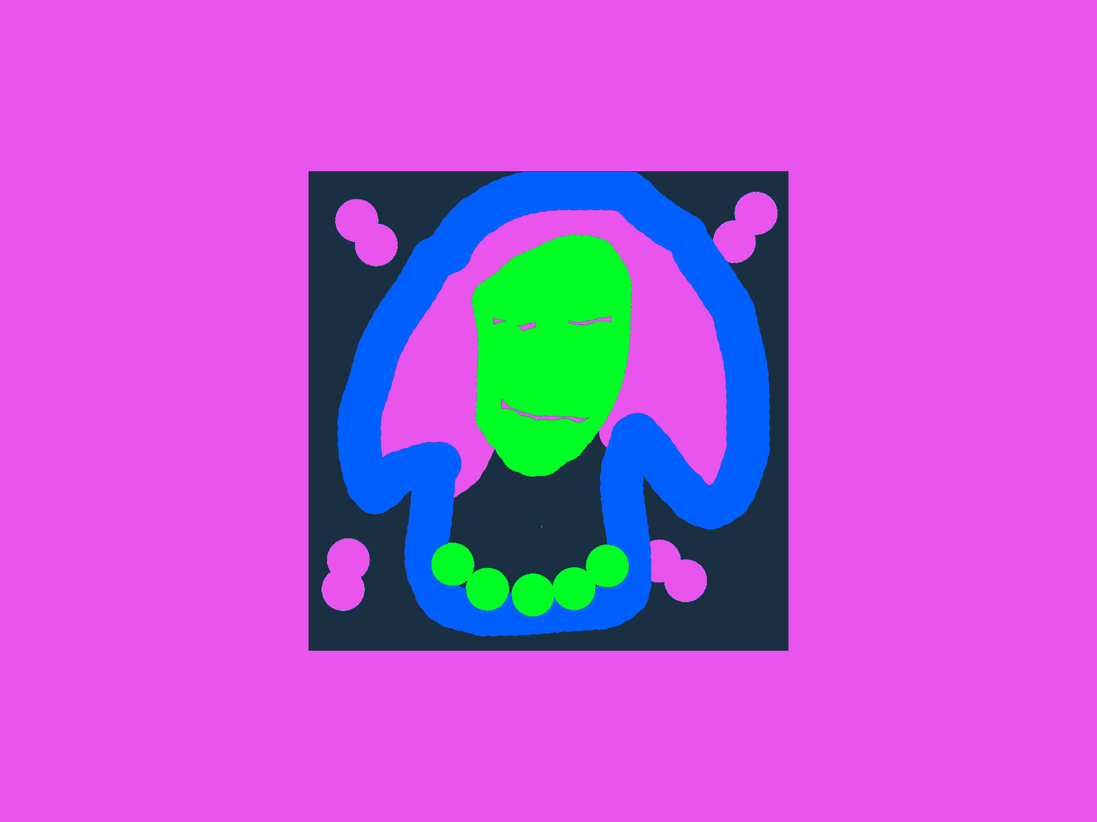 Girl With the Pearl Necklace art color contemporary illustration play pop