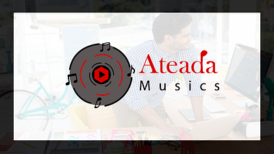 Amazing Music logo Of Ateada Musics 3d 3d logo amazing designs amazing flat logo ateada beautiful ogo branding design designs flat logo graphic design illustration logo logo design minimalist logo music music logo vector logo