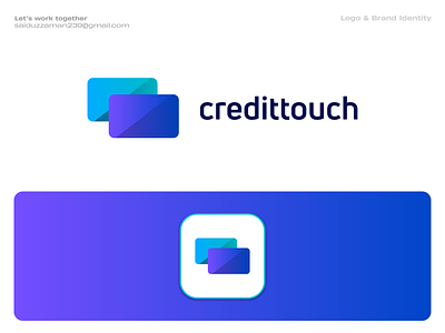 credittouch | Logo & Brand Identity atm booth brand identity branding credit card currency debit card design finance fintech logo logo design logodesign logomark logos logotype mastercard modern money technology visa