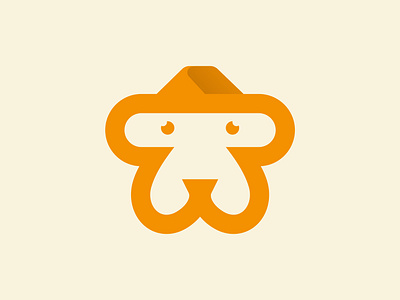 Minimal monkey logo abstract animal logo branding clean logo creative dog flat logo icon illustration line art lion logo mark minimal monkey symbol tiger vector