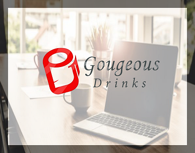 Gougeous Drinks Logo amazing flat logo beautiful best branding design gorgeous graphic design illustration logo logo design minimalist vector