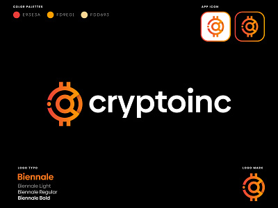 Crypto, Logo, Branding bitcoin bitcoins brand branding btc creative logo design crypto crypto branding crypto currency cryptocurrency currency design finance isometric logo logo design monogram protocol symbol technology