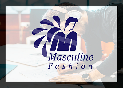 Musculine Fashion Logo amazing flat logo branding design flat logo illustration logo typography vector