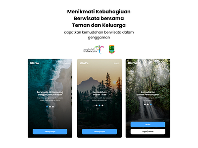 Ulinyu App - Tiket Wisata Online bnetkarawang disparbudkarawang figma flutter karawang madebybudhi mobile app uiux ulinyu ulinyukarawang uxdesign wisata wisatakarawang