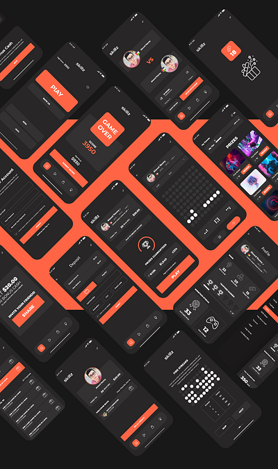 Ui Ux Game Mobile app creative game mobile ui ux