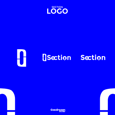 Section Logo branding clean design flat graphic design illustration logo