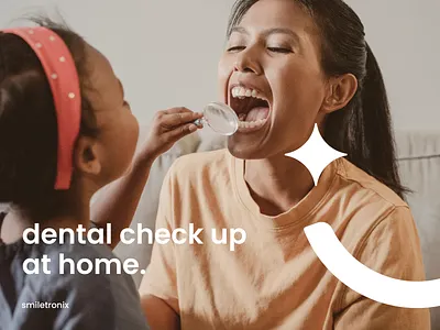 Smiletronix Logo Proposal Promo ai analysis app branding dental dentist diagnosis health healthcare identity ios logo logotype mark mouth oral smiletronix symbol teeth teledentistry