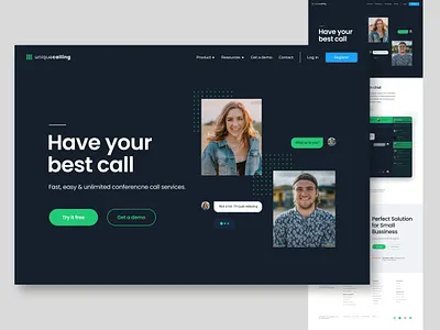 Chat App Homepage Design app app chat chatting design homepage landingpage ui ux