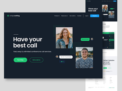 Chat App Homepage Design app app chat chatting design homepage landingpage ui ux