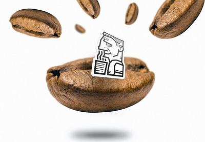 GranulR illustrated logo coffee illustration logo