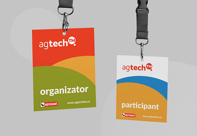 AgTechTM event badges agtechtm badges branding print design