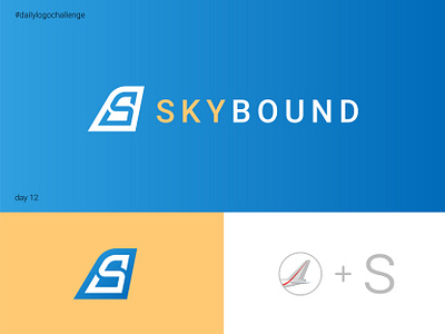 Skybound logo dailylogochallenge design graphic illustrator logo typo vector