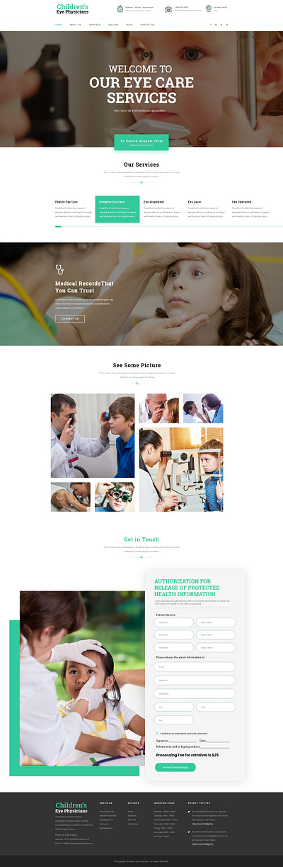 Children's Eye Physicians branding creative design graphic design illustration logo typography ui ux vector