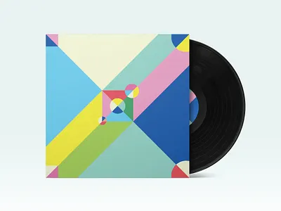 Summer Time Lovin' album album cover artwork branding design flat illustration summer album