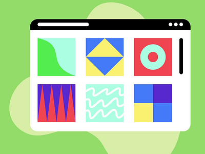 Patterns gif 2d aftereffects animation art bold colors design gif graphic design illustration loop motion motion graphics pattern art patterns shapes tablet ui vector