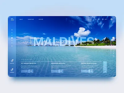 Travel Landing Page Design site design travel site design ui design web design