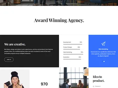 Xenia - Creative Multipurpose WordPress Theme startup
