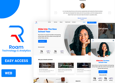 Transcript Website ado adobe xd branding design figma figma design landingpage mobile app design ui ux web website welcome page xddailychallenge