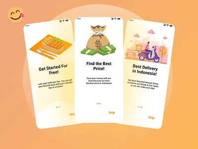 Food App - Moodboard food app foodmarket illustrations moodboard ui ux