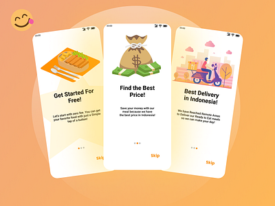 Food App - Moodboard food app foodmarket illustrations moodboard ui ux