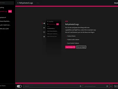 In-app Messaging app communication customer dashboard feature messaging mockup new prompt ui ux