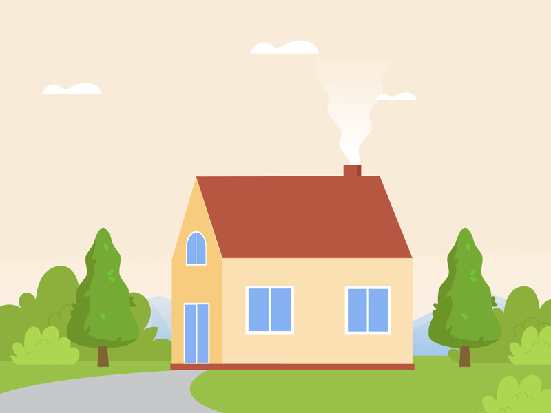 House animation - Adobe after effects animation - Motion design by ...