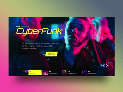 Cyber Glitch Effect Slider For WordPress animation cyber effects glitch graphic design hero image interaction landing page motion graphics slider slider plugin slider revolution transitions ui uiux wordpress wordpress slider