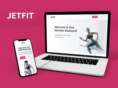 JETFIT ☺ app branding dashboad design figma graphic design illustration logo ui ux web