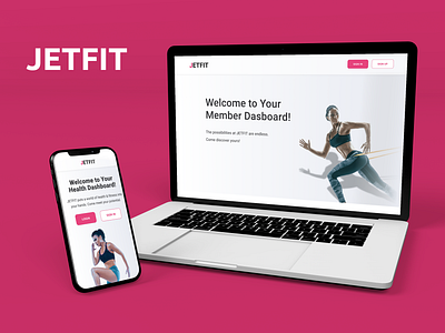 JETFIT ☺ app branding dashboad design figma graphic design illustration logo ui ux web