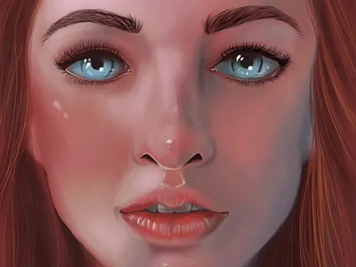 Digital Portrait Work in Photoshop. chandrani das digital digitalart digitalpainting photoshop por portait woman