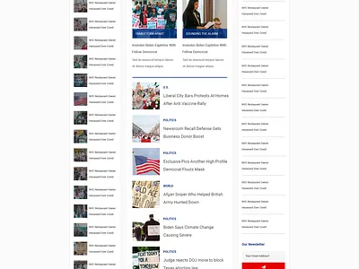 Wordpress Design for Political Blog blog clean minimalist simple web page
