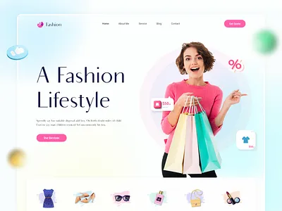 Fashion- Ecommerce | Clothing Store | Fashion House 2021 clean cloth dress ecommerce fashion homepage landing page minimal online shop shop shopping style summer trend ui design wear website design winter women fashion