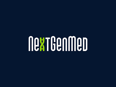 Nextgenmed branding dns hungary logo med medical typography