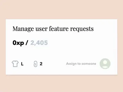 Assigning a role animation experience role selection ui web app