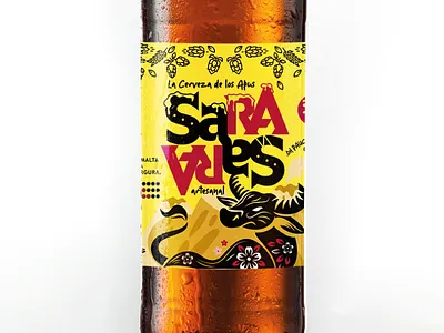 Packaging para Cerveza artesanal peruana ayacuchana graphic design packaging