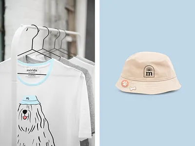 Mérida Petshop Merch branding cat dog illustration logo merch pet petshop