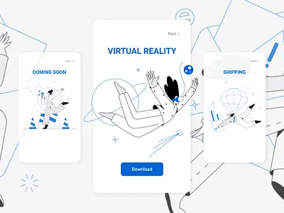 Pluto Illustrations branding cosmos graphic design grey icons illustration interface minimal space web