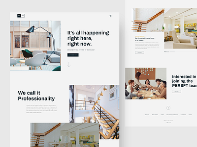 Interior Design Website clean home interior interior design minimal modern ui ui design uidesigner uiux ux webdesign xd