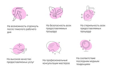 Icons for beauty-salon