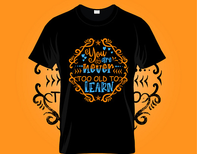 Motivational Typography T-Shirt Design branding design designer mahabub graphic design illustration motivational portfolio t shirt t shirt design for portfolio tee shirt design typography