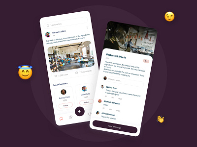 Layouti Social App app design ui ui design ux