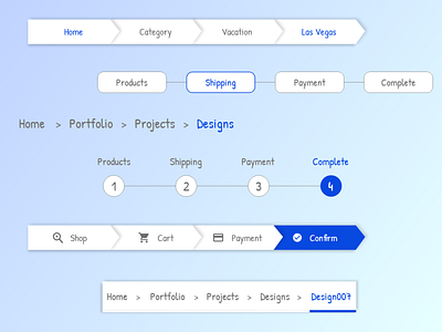 BreadCrumbs Design app appdesign appui breadcrumbs dailyui design ui ux