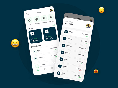 Layouti Trading App app design illustration ui ux