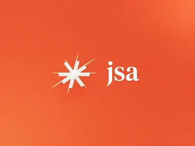 JSA | Brand Ideation brand branding fire identity logo people pr public relations spark typography