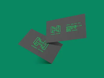 Hyperbit Systems aesthetic business card cover art design logo photoshop trending typography vector