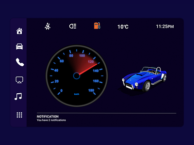 Car Interface branding car car interface daily ui dailyui design designer graphic design illustration ui user interface ux