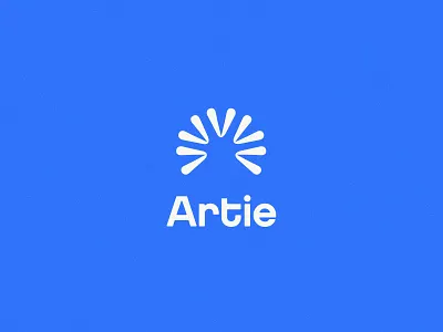 Artie | Brand brand branding burst flower identity logo people spark typography vintage